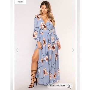 NWT Fashion Nova Park Avenue Maxi Dress